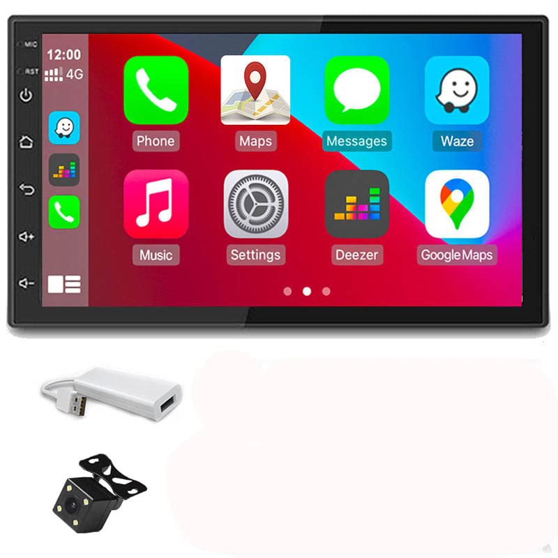 2 DIN 7 Inch Android 8.1 Car Stereo Radio Player Quad Core